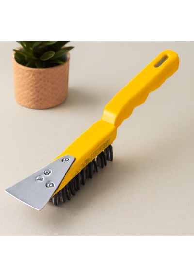 Çelik Tel Fırça Ve Metal Kazıma Spatula 270 Mm 2in1