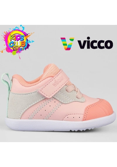 Vicco Ayden İlk Adım Bebek Ortopedik Çocuk Spor Ayakkabı Pudra