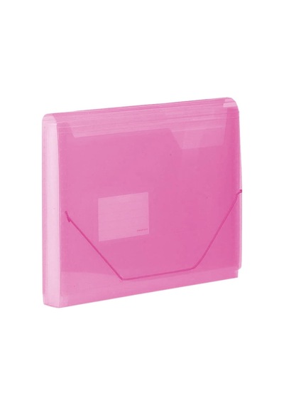 Lexroo Körüklü Dosya 13 Cep Lastikli F4302 Pembe