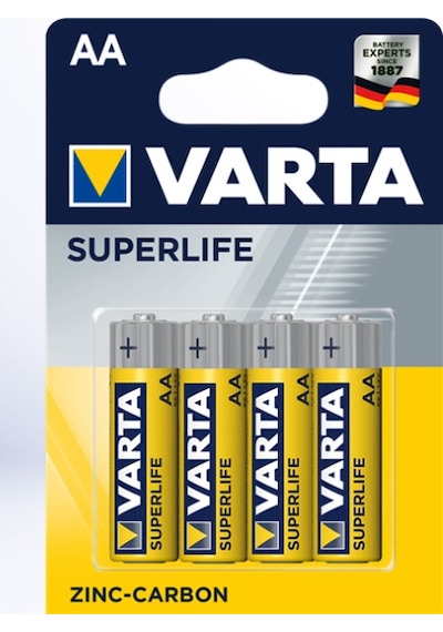 Varta Superlife 2006 AA Kalem Pil 4'lü