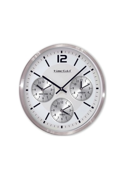 Time Gold 4'Lü Dünya Saati Metal 50 Cm Altın