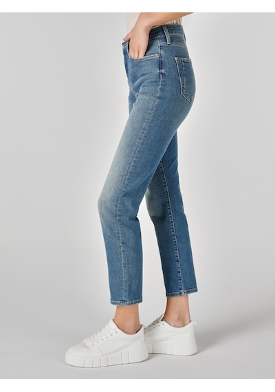 Colin's Colins 703 Carla Slim Fit Normal Bel Düz Paça Mavi Kadın Pantolon Cl1064400 Q1.v1 Dn42753 001