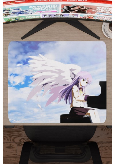 Angel Beat S Anime V1 - 48x40 Xl Gaming Kauçuk Kaymaz Taban Mouse Pad Fare Altlığı