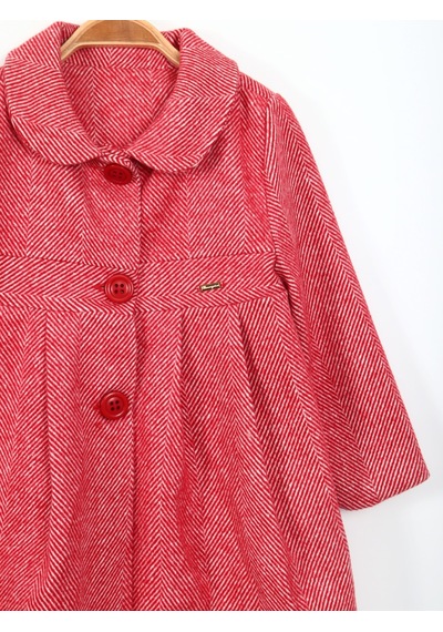 Xo Kids Kız Çocuk Kaban 1-5 Yaş 6506 Kırmızı