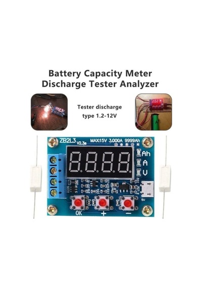 Pilfener Pil , Batarya Kapasite Test Cihazı 1.2V 12V Zb2L3 18650 Lityum