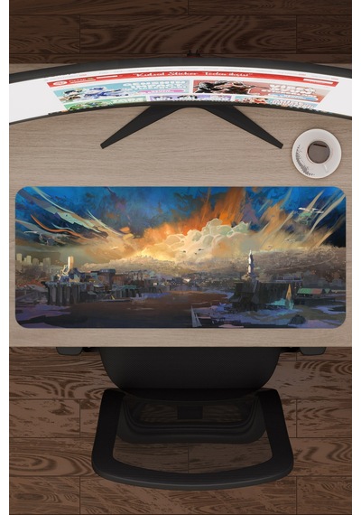 Disco Elysium Kaymaz Dikişli Kauçuk Oyuncu Mousepad V5 - 70x30 Xl Gaming Mouse Pad Fare Altlığı
