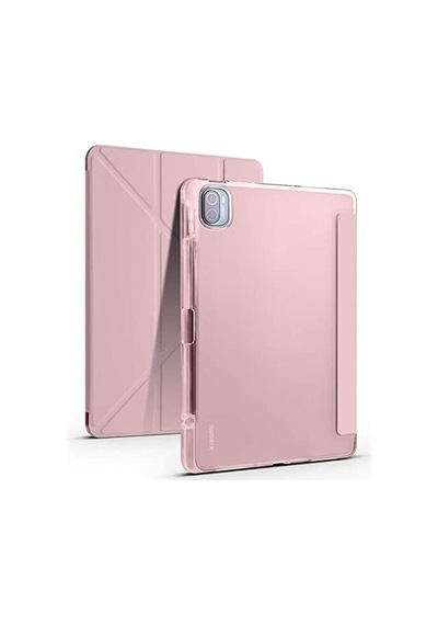 Mi Pad 5/5 Pro İle Uyumlu Kılıf Kalem Bölmeli Trifolding Case Rose Gold Sku: Zeusb0dxmxw7jq Arka Kapak