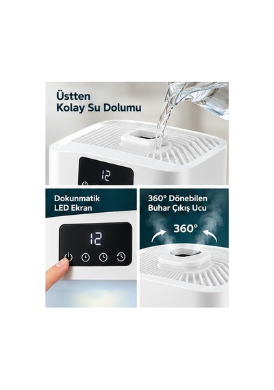 Sinbo Sah-6119 Ultrasonik Hava Nemlendirici, 5,5 Litre