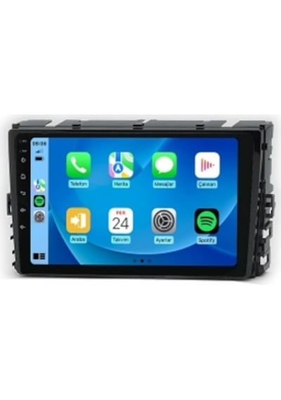 Volkswagen Polo 2018-2020 4gb Ram 64gb Hafıza 8 Çekirdek Carplay Kamera Android Multimedya 9"