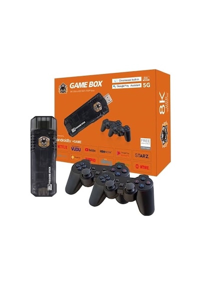 Ultratekno 5G 8K Ultra HD 64 GB Tv Box + Game Box + Android TV + Oyun Konsolu (İthalatçı Garantili)