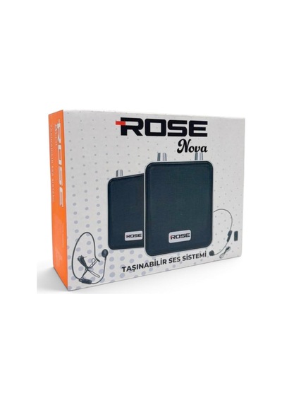 Rose Nova Hp-505k Taşınabilir Şarjlı Mini Rehber Amfisi Kablolu Headset Mikrofonlu
