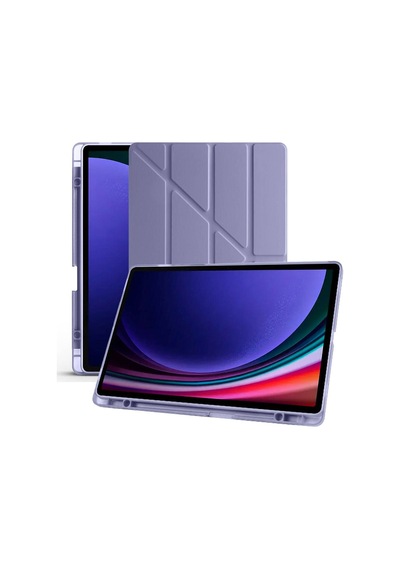 Samsung Galaxy Uyumlu Tab S6 Lite 2024 P620 10.4 İnç Katlanabilir Kalemlikli Standlı Akıllı Kılıf Kapaklı Kılıf