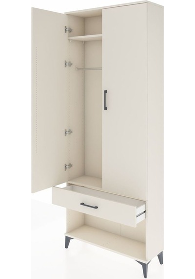 Arges Dolap 2 Raflı Tek Çekmeceli Tek Askılı 88x30x221 Aytaşı-aytaşı Aytası Arges Dolap 2 Raflı Tek Çekmeceli Tek Askılı 88x30x221 Aytaşı-aytaşı Aytası