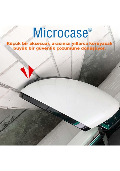 Microcase Universal Esnek Ayna Ve Kapı Kenar Çizilme Önleyici Koruyucu Seti 4lü Al5360 Kırmızı