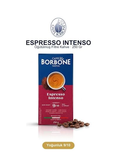 Caffe Borbone Intenso Filtre Kahve İkili Stok 2x250 Gr 500 Gr Güçlü Sabah Paketi