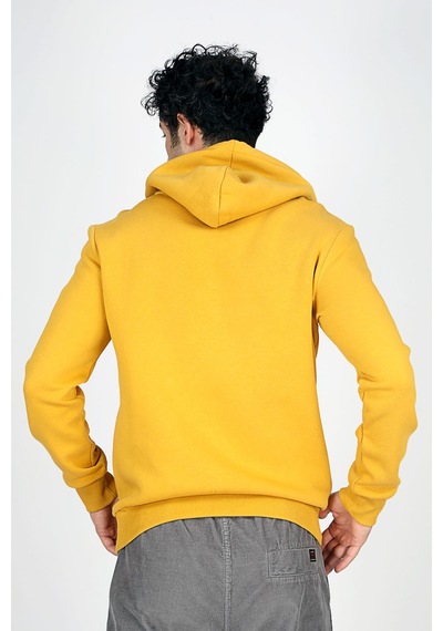 Lee Cooper Faust Erkek Kapüşonlu Sweatshirt Hardal-20416-hardal Hardal