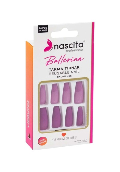 Nascita 24'lü Ballerina Renkli Takma Tırnak - 157