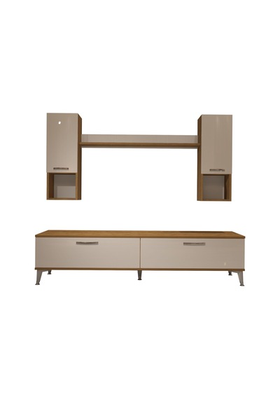 Decoraktiv Eko 5da Mdf Std Silver Tv Ünitesi Tv Sehpası Pera - Beyaz