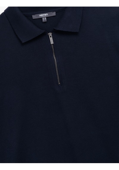 Koton Viskon Regular Fit Polo Yaka Yarım Fermuarlı Kısa Kollu Triko Tişört Lacivert 6wam70011ht Lacivert Koton Viskon Regular Fit Polo Yaka Yarım Fermuarlı Kısa Kollu Triko Tişört Lacivert 6wam70011ht Lacivert
