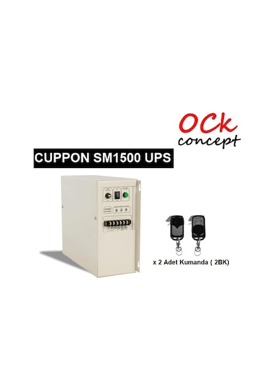 Cuppon Sm1500 Kepenk Güç Kaynağı, Cuppon Ups - 1500 Watt Kepenk İçin Kesintisiz Güç Kaynağı-118480