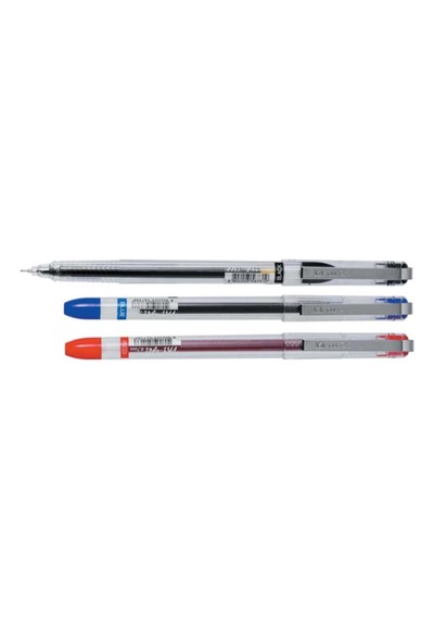 3 Adet My-jel 0.5 Mm İğne Uçlu Pilot Kalem Siyah, Mavi, Kırmızı