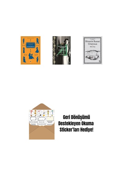 Mürebbiye + Gulyabani Cep Boy + Billur Kalp + Okuma Sticker'ları