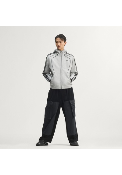 Adidas Kr7070 Spacer Fz Hd Erkek Sweatshirt Gri