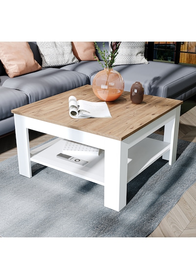 Helsinki Orta Sehpa, Atlantik- Beyaz Suntalam 80 Cm