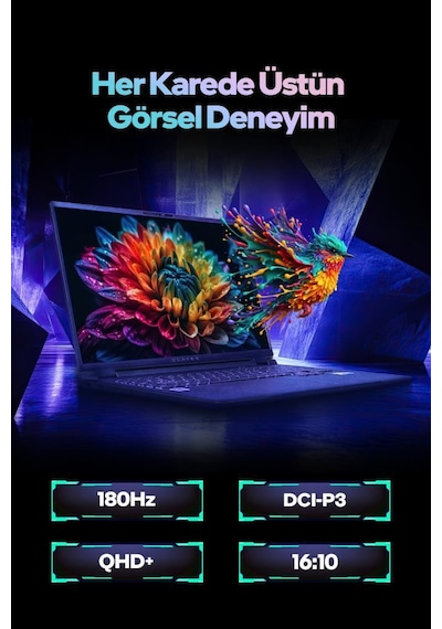 Game Garaj Slayer-R9T-Xl-5070-V2.12-C2 R9-8945HX 32 GB 2 TB SSD RTX5070 18" Free Dos Dizüstü Bilgisayar