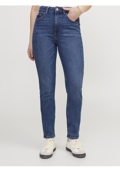 Jjxx Yüksek Bel Mom Fit Kadın Kot Pantolon 12203837 Mavi