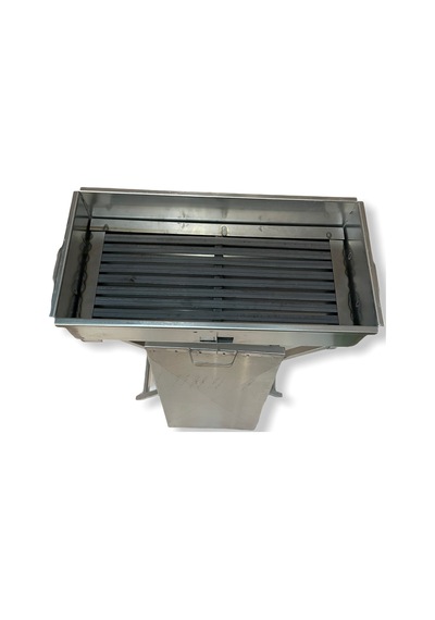 Demir Mangal Katlanır Ayaklı 65 Cm Inox