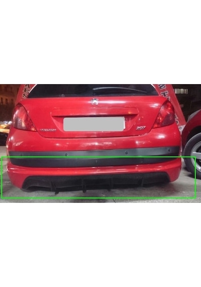 Peugeot 207 Arka Tampon Eki Karlık Difizör