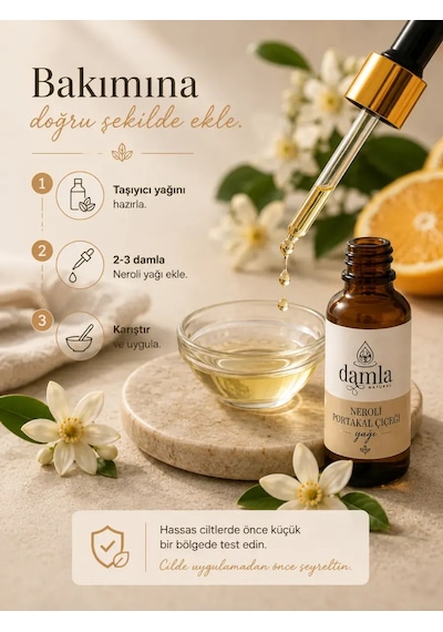 Biodamla Natural Neroli Portakal Çiçeği Yağı 10 Ml