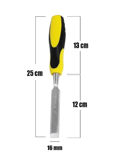 Emka Vurmalı Ağaç Oyma Yontma İskarpela 16 Mm