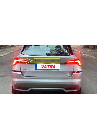 Kamiq 1.5 Tsı Premium 2020-2023 Model Uyumlu Skoda Krom Bagaj Yazısı 3m 3d Abs