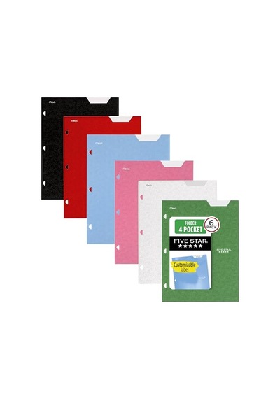 Star Klasör Viertaschen - 6er-pack