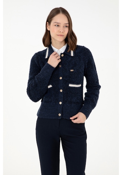 U.s. Polo Assn. Kadın Lacivert Hırka Triko 50293099-vr033 Lacivert