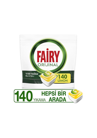 Fairy Hepsi Bir Arada Bulaşık Makinesi Deterjanı Kapsülü 140 Tablet