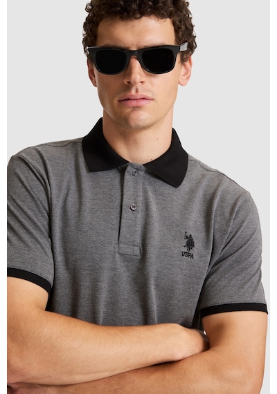 U.S. Polo Assn. U.s. Polo Assn. Erkek Antrasit Melanj Tişört Basic 50326978-vr081