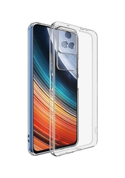 Xiaomi Poco F4 İle Uyumlu Kılıf Şeffaf Kamera Korumalı Esnek Silikon Telefon Kılıfı Kapak