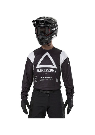 Alpinestars Techdura Off-road Enduro Motosiklet Jerseyi Siyah