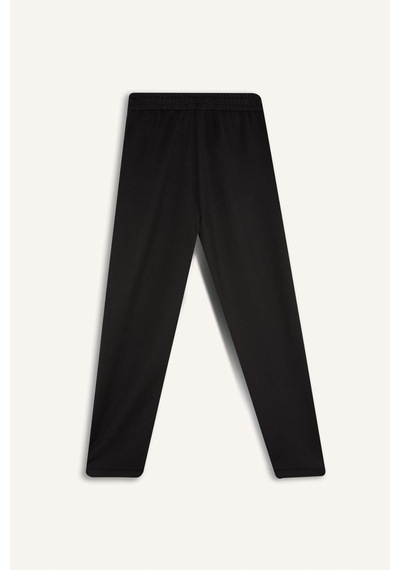 DeFacto Regular Fit Cepli Pensli Skuba Dalgıç Kumaş Esnek Belli Pantolon D9029AX24WNBK34