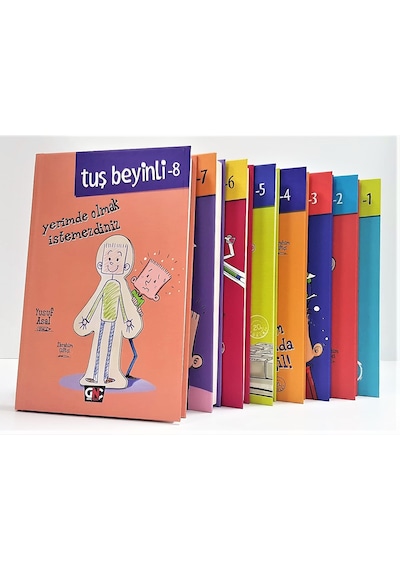 Tuş Beyinli Seti 8 Kitap - Yusuf Asal - Genç Nesil Yayınları