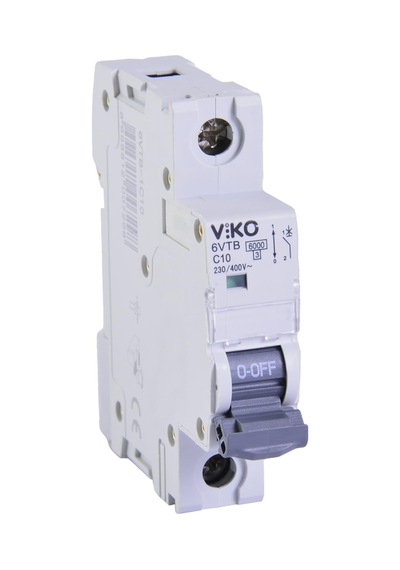 Viko 6vtb-1c10 Otomatik Sigorta 6ka C Tipi 1 Kutup 10a 10