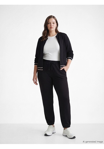 Lcwaıkıkı Basic Siyah Soft Touch Kadın Jogger Eşofman Altı