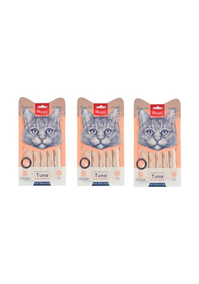 Wanpy Kedi Krema Ton Somon 5 X 14 Gr X 3
