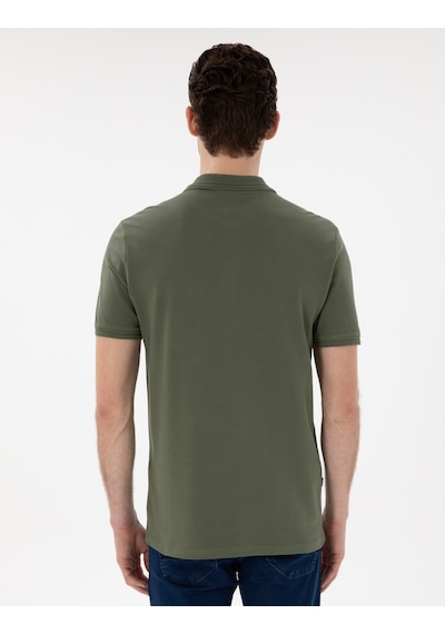Pierre Cardin Erkek Haki Tişört Basic 50306552-vr027 Haki