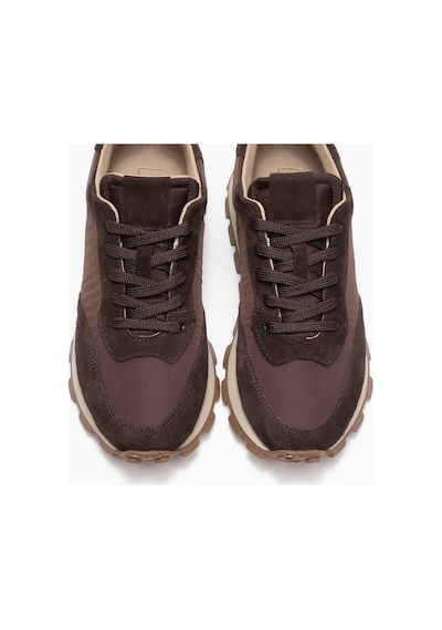 Luvishoes Luvi Shoes Amanda Kahverengi Hakiki Deri Kadın Spor Ayakkabı Kahverengi