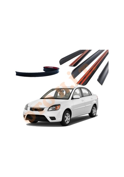 Kia Rio 06-11 Uyumlu Bagaj Üstü Spoiler Mat Siyah