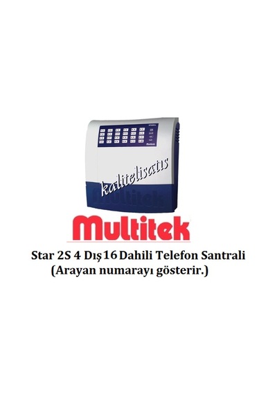 Multitek Star2S Caller Id 4 Harici 16 Dahili Telefon Santral